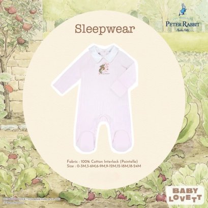 BabyLovett ชุดนอน ชุดรอมเปอร์ Peter Rabbit&trade; ผ้านุ่มสบาย สำหรับเด็ก 0-24 เดือน